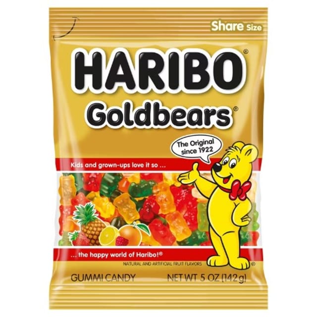 Haribo Gummies Bag (5oz).