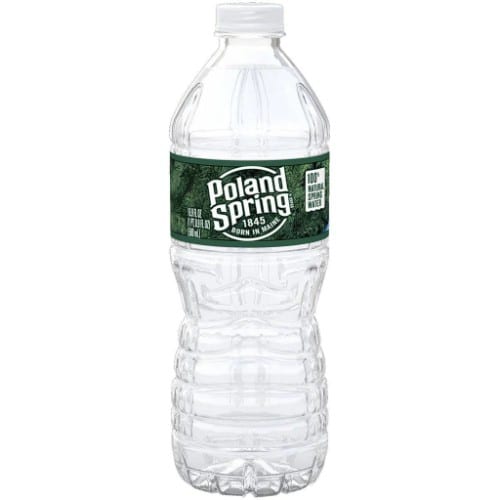 Poland Spring Water.